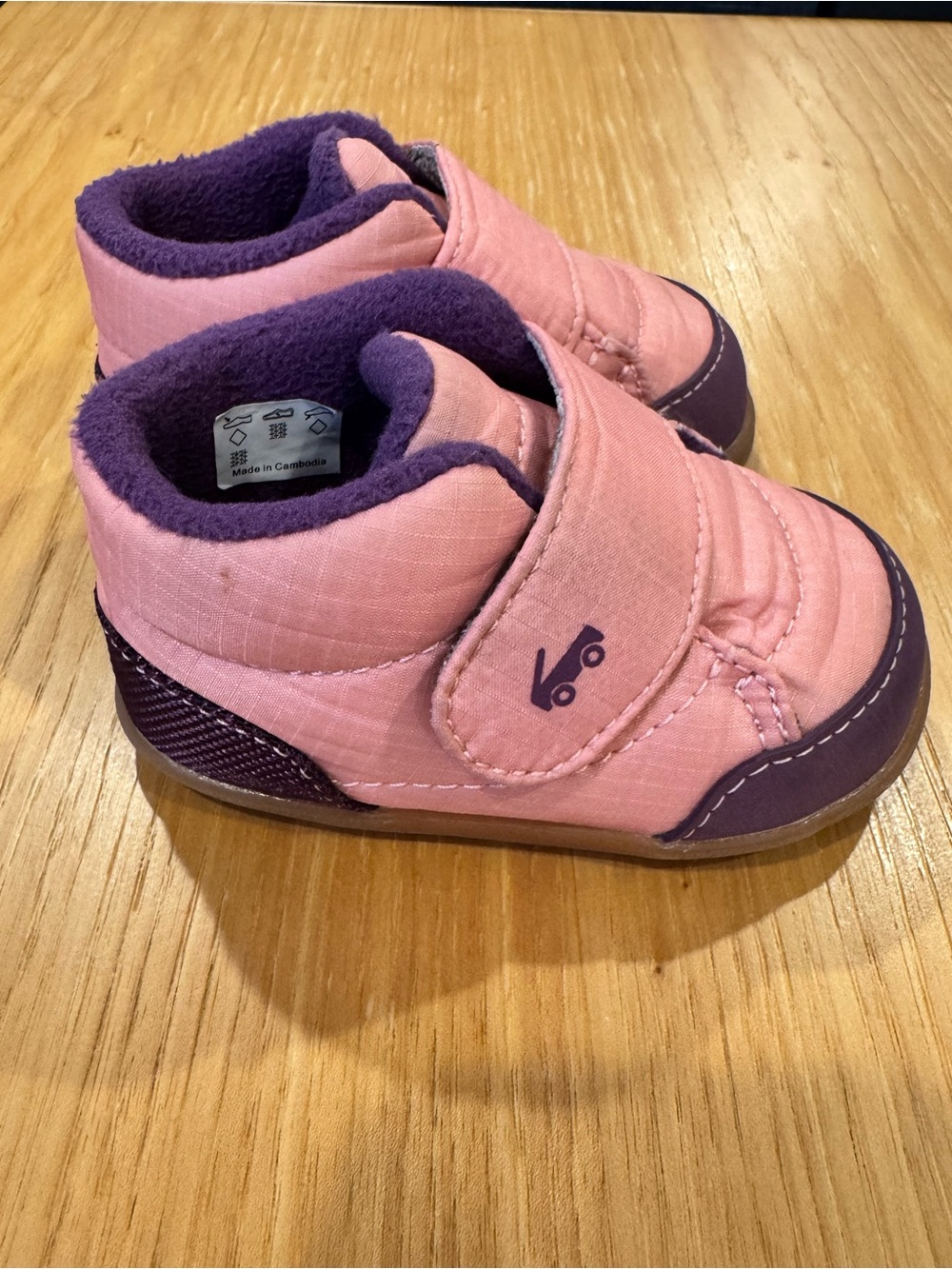 See Kai Run Pink and Purple Toddler Boots size 4